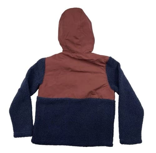 Hurley Obsidian Half Zip Sherpa Anorak Hoodie Shirt Jacket Mens Size XXL - Thumbnail 3