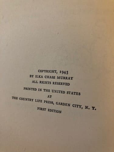 In Bed We Cry actress rare ilka chase 1st edition 1st printing in dust jacket - Thumbnail 7