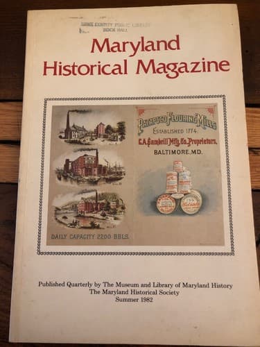 Maryland Historical Magazine Spring 1982 Vol. 77 No. 2 - Image 1