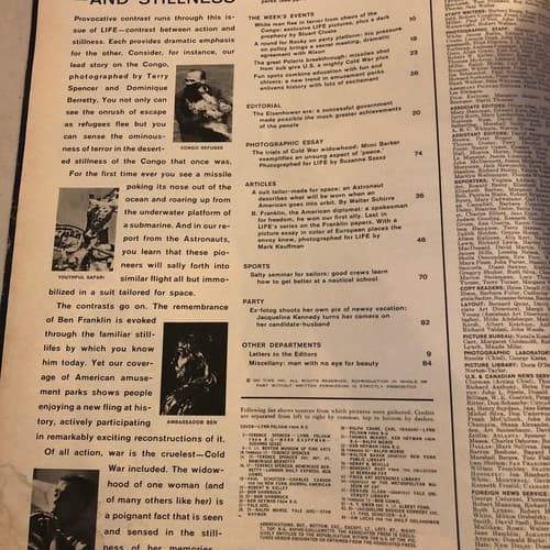 LIFE Magazine August 1, 1960 - Safari Adventure, Cold War widowhood, historical - Thumbnail 3
