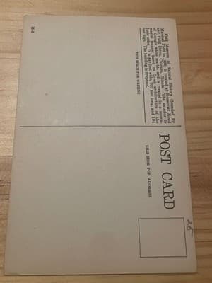 Field Museum Of Natural History Chicago Postcard Black White Unposted Vintage - Thumbnail 2