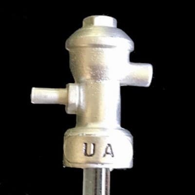HAABs UA collectible pewter swizzle stick with glass stem. price for ONE - Image 1