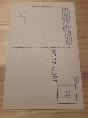 Curt Teich State Office Building Montpelier VT Postcard CT Art Colortone Vintage - Thumbnail 2