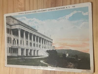 Catskill Mountain House Postcard Otis Summit Catskill Mountains NY 1928 Used - Image 1
