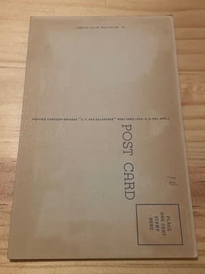 Curteich C T Art-Colortone Postcard State Capitol Montpelier VT Linen Unposted - Thumbnail 2