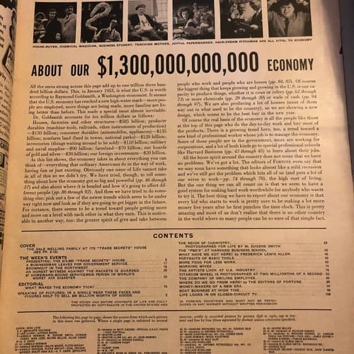 LIFE Magazine January 5, 1953 - The American and His Economy - Thumbnail 3