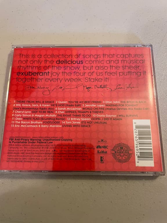 Will & Grace Let The Music Out Soundtrack cd Spears Lopez Gaynor John - Thumbnail 3