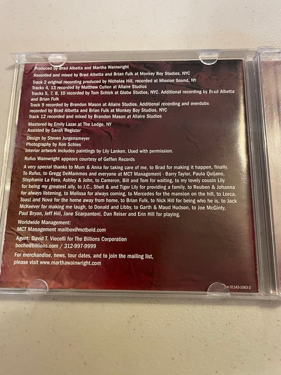 Martha Wainwright Cd - Thumbnail 4