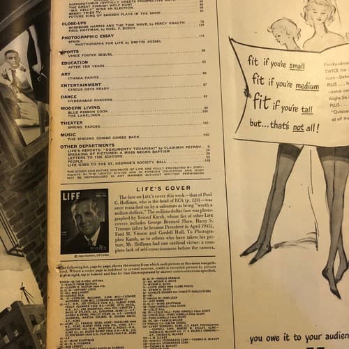 April 4, 1949 LIFE Magazine - Paul G. Hoffman of the Economic Cooperation Admini - Thumbnail 3