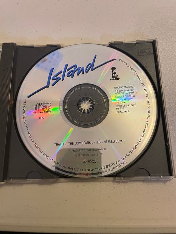 Traffic Low Spark Of High Heeled Boys cd - Thumbnail 3