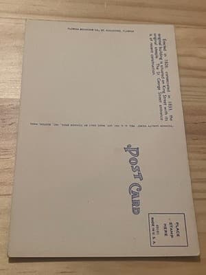 Tichnor Trinity Episcopal Church Postcard St Augustine FL Vintage Unposted - Thumbnail 2