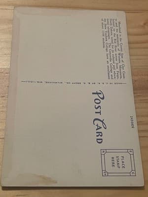 Concordia College Moorhead Minn Postcard E C Kropp Co Linen Unposted 24308N - Thumbnail 2