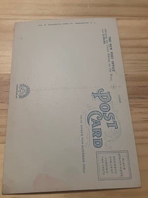 New Post Office Washington DC Postcard Colorchrome Unposted Vintage Architecture - Thumbnail 2