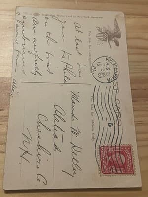 City Hall Philadelphia PA Postcard 1907 Illustrated Postal Card Co. Divided Back - Thumbnail 2