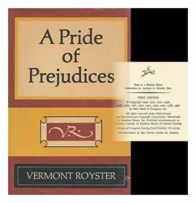 A pride of prejudices 1967 1st edition Knopf some edgewear/chipping to jacket - Image 1
