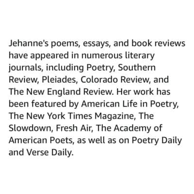 SIGNED Stateside: Poems by Jehanne Dubrow Paperback Poetry Book 2010 - Thumbnail 11
