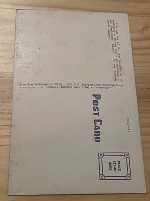 Vintage Presbyterian Hospital Charlotte NC Linen Postcard Unposted 3632-13 - Thumbnail 2