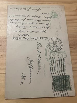 Souvenir Novelty Co Salt Lake City Construction of Tabernacle Roof Postcard 1915 - Thumbnail 2