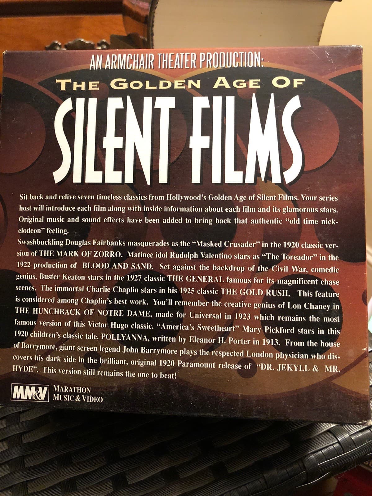 Golden Age of Silent Films (7 VHS Box Set) - Thumbnail 2