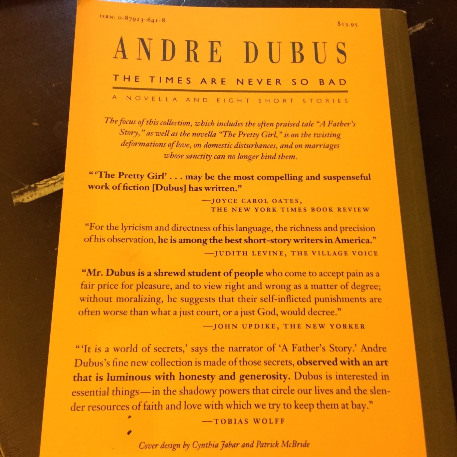 THE TIMES ARE NEVER so BAD ANDRE DUBUS - Thumbnail 2