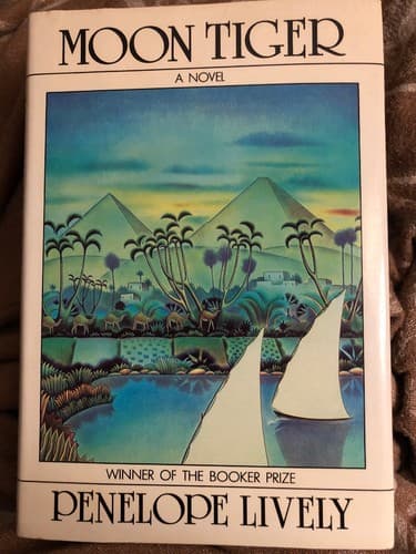 Moon Tiger 1987 1st Edition Hardcover Penelope Lively - Image 1