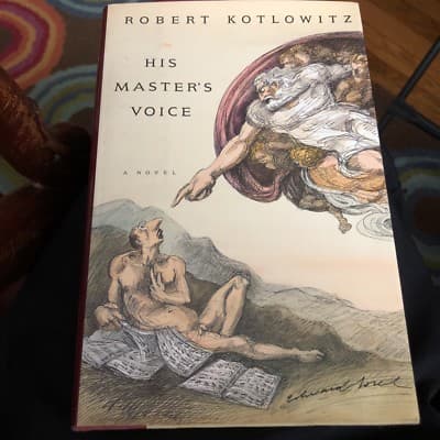 His master's voice. Robert kotlowitz 1st Edition Hardcover - Image 1