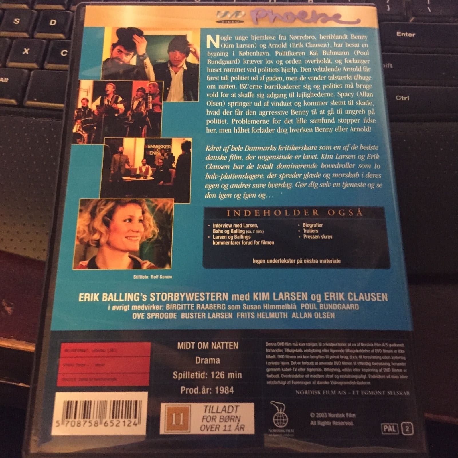 MIDDLE OF THE NIGHT Midtom Natten DVD Pal region 2 Scandinavian 126 minutes - Thumbnail 3