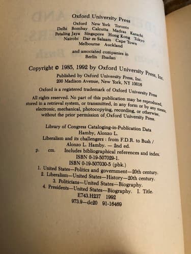 Liberalism and Its Challengers: From F.D.R. to Bush - Thumbnail 3