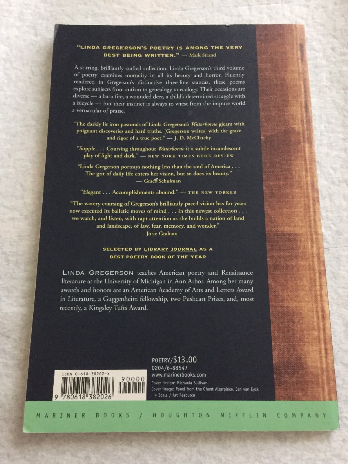 Waterborne : Poems by Linda Gregerson (2004, Paperback) - Thumbnail 2