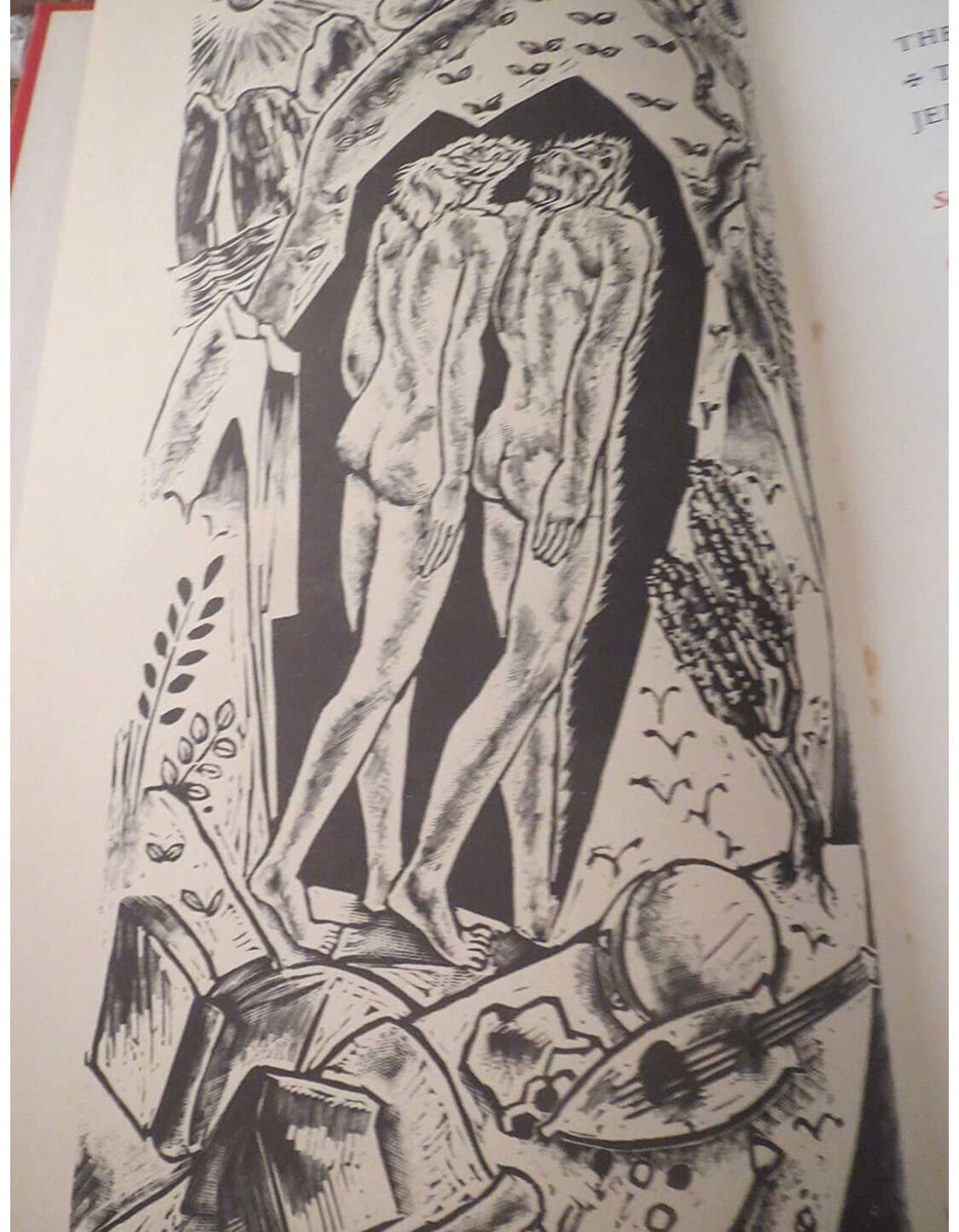 Hans FOY Ecclesiastes W/ Wood Engraving & Eight Trial Drawings 1958 1st edition - Thumbnail 4