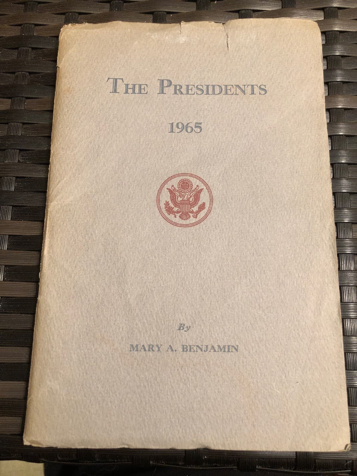 The Presidents - Survey Of Autograph Values 1965 mary benjamin - Image 1