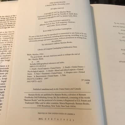 AUTOGRAPHED The Good Death : The New American Search to Reshape the End of Life - Thumbnail 3