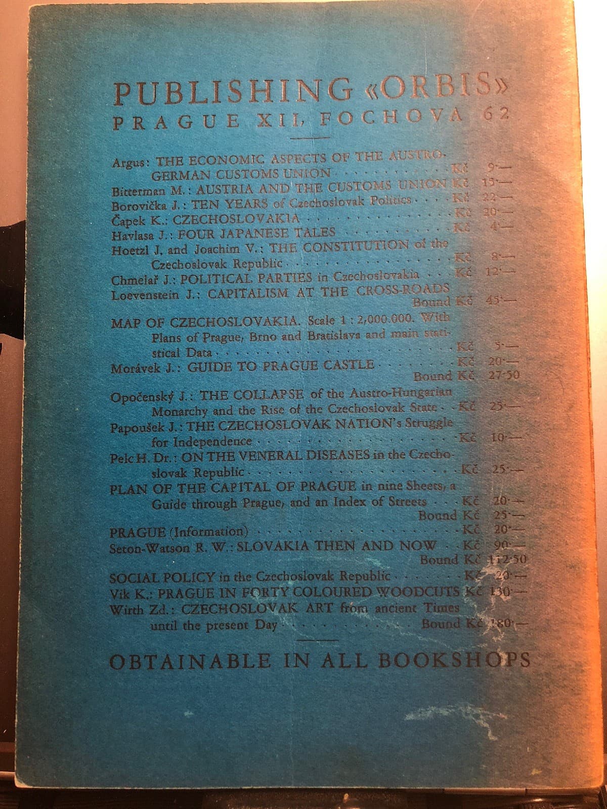 1934 Booklet: The problem of central europe & The austrian question Eduard Benes - Thumbnail 2