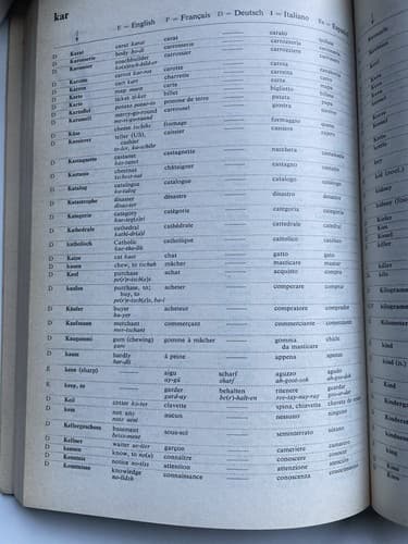 The Avon five language dictionary: Simultaneous English French Spanish German... - Thumbnail 4