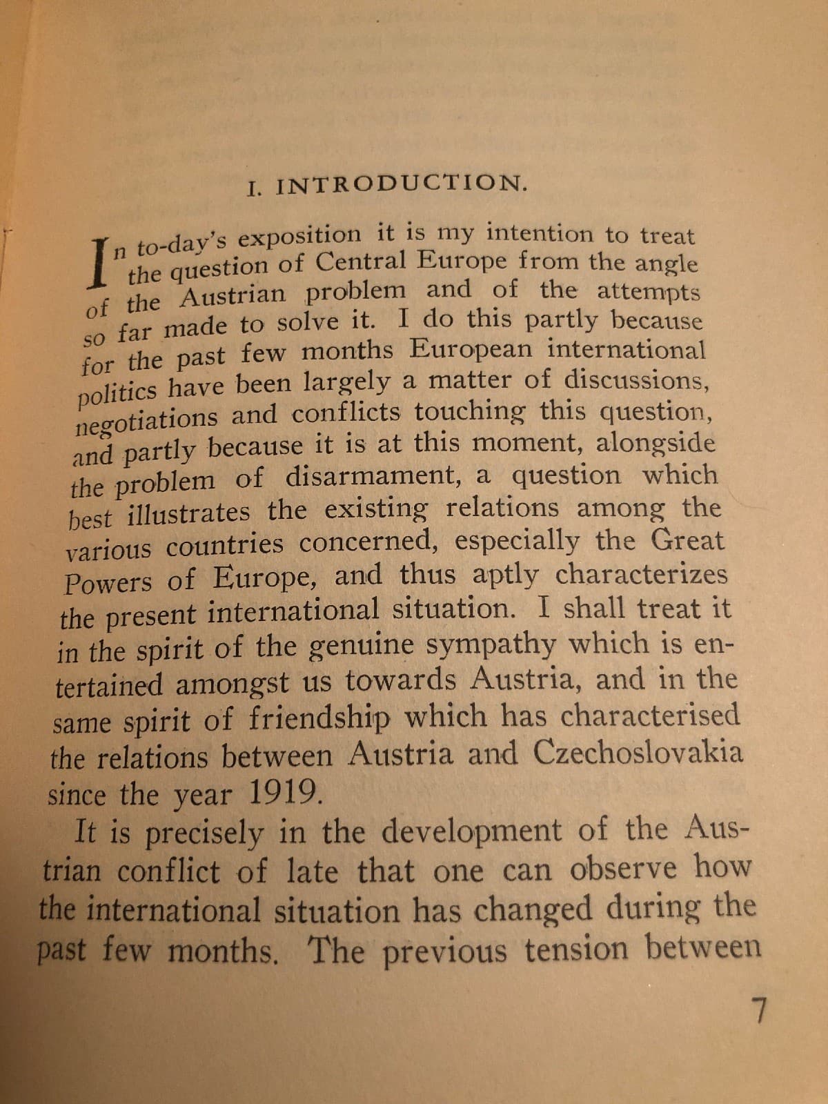 1934 Booklet: The problem of central europe & The austrian question Eduard Benes - Thumbnail 4