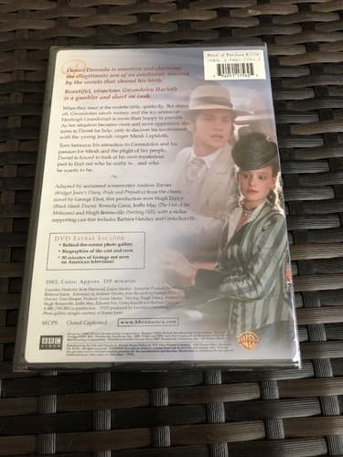 Daniel Deronda - DVD - Anamorphic Closed-captioned Color Ntsc - *SEALED/NEW* - Thumbnail 3