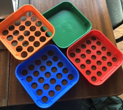Nadex Quick Sort Coin Organizing Trays | Color Coded Sorting Trays for Coinage - Image 1