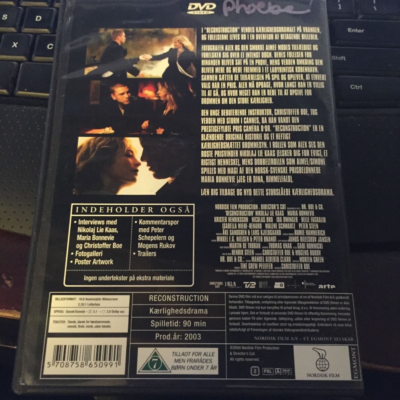 Reconstruction DVD - Pal region 2 scandinavian languages 90 minutes - Thumbnail 3