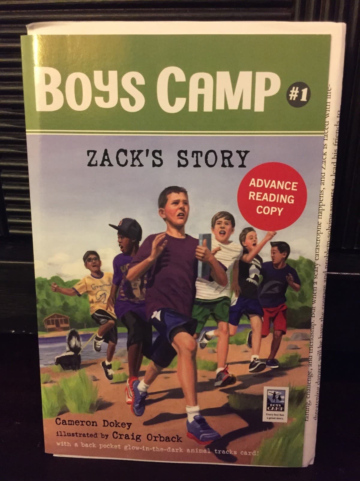 BOYS CAMP ZACK'S STORY ADVANCE READING COPY - Image 1