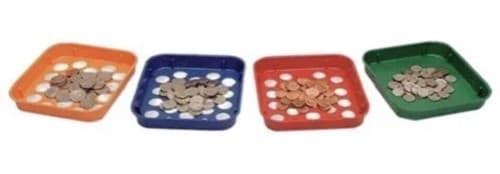 Nadex Quick Sort Coin Organizing Trays | Color Coded Sorting Trays for Coinage - Thumbnail 5