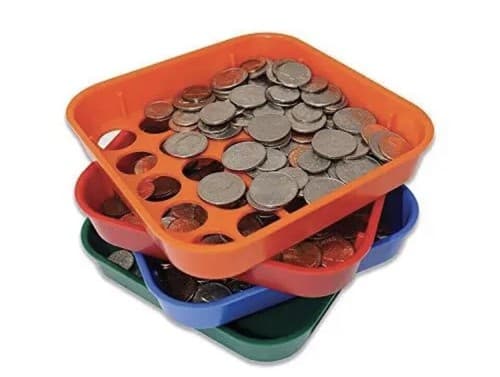 Nadex Quick Sort Coin Organizing Trays | Color Coded Sorting Trays for Coinage - Thumbnail 6