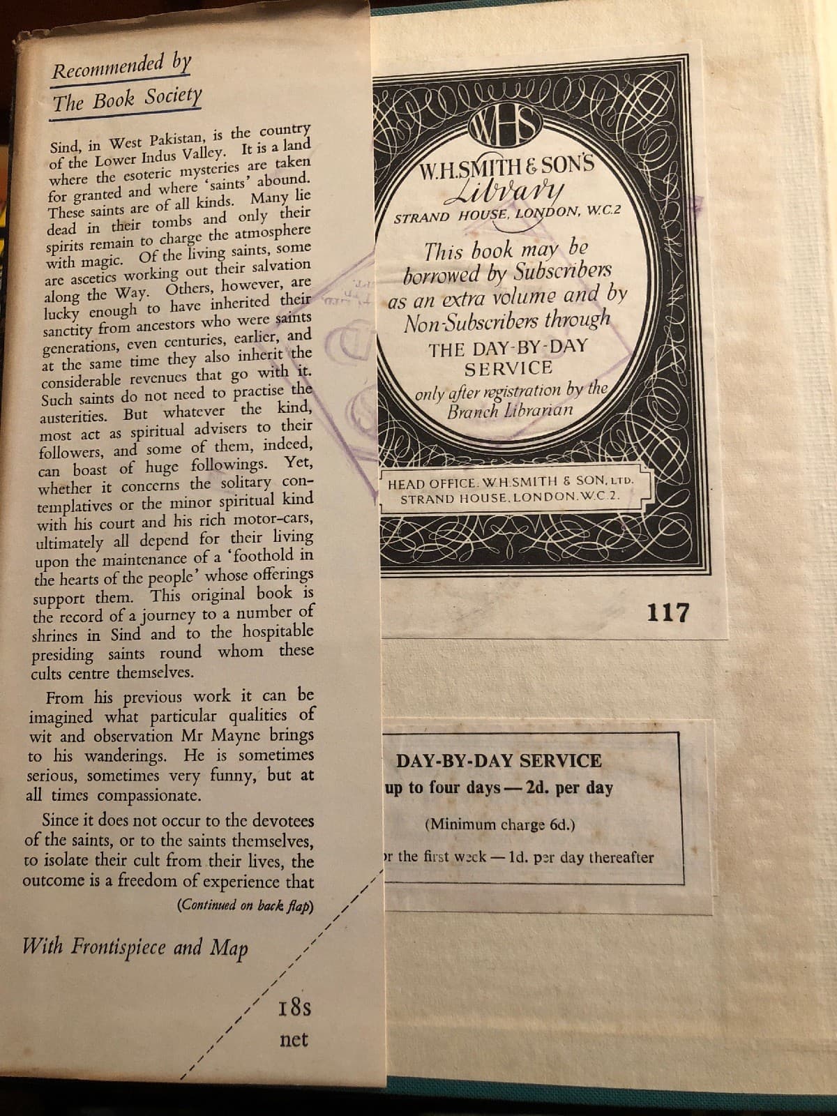 The Saints of Sind by Peter Mayne (First British edition John Murray London) - Thumbnail 2