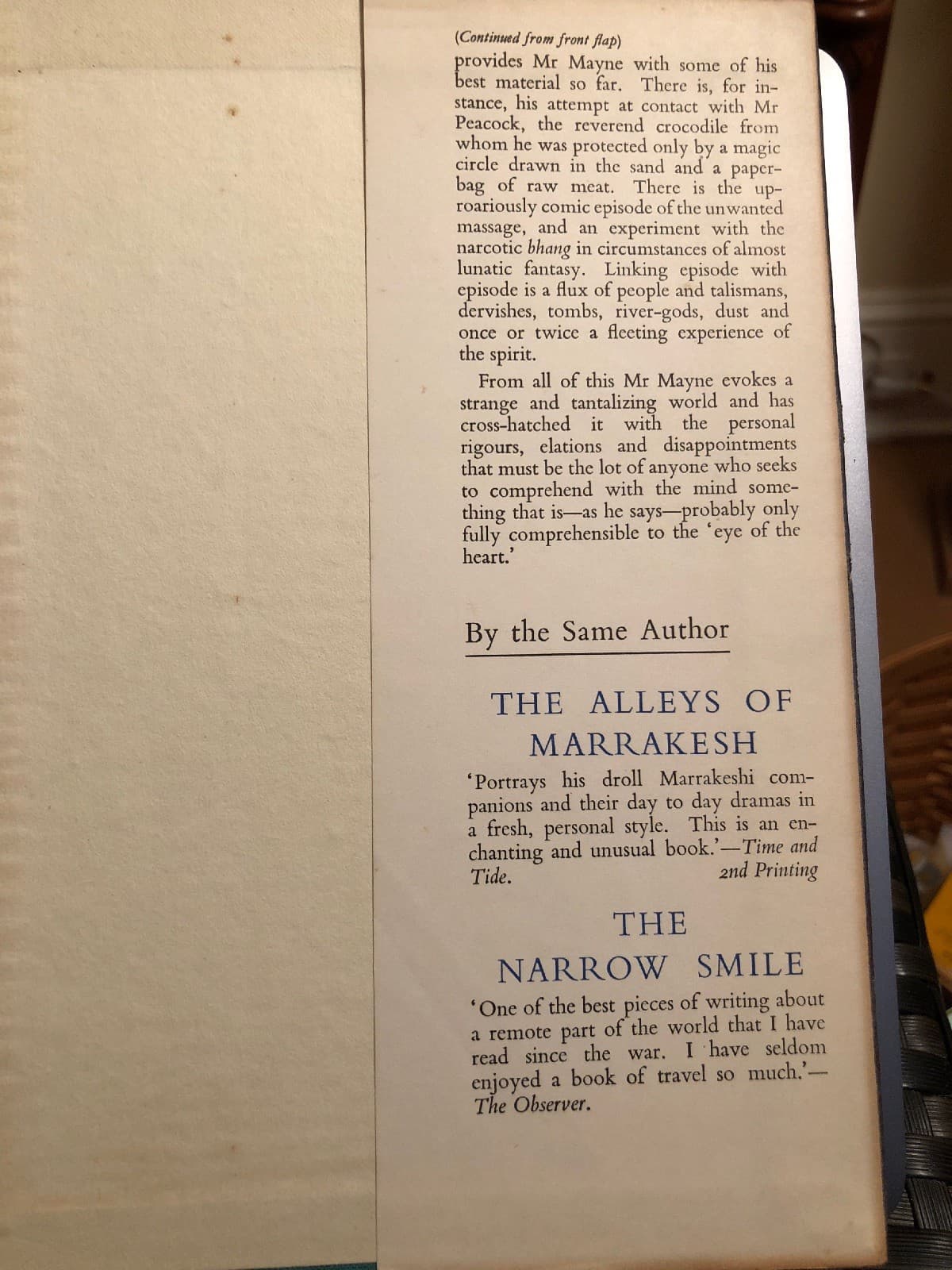 The Saints of Sind by Peter Mayne (First British edition John Murray London) - Thumbnail 10