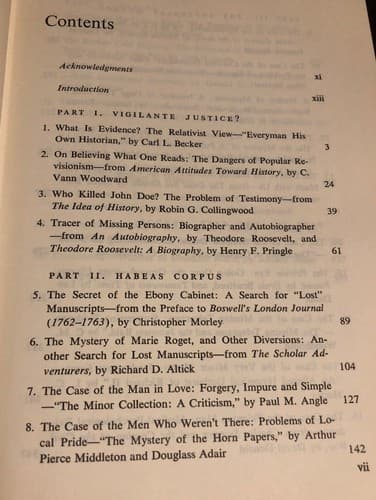 The Historian as Detective: Essays on Evidence - Thumbnail 5
