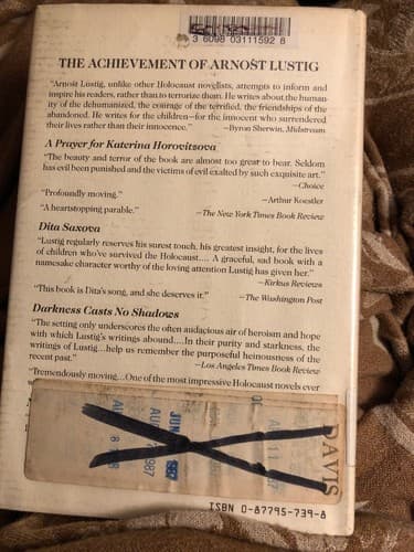 The Unloved 1st Edition Hardcover Ex Library - Thumbnail 2