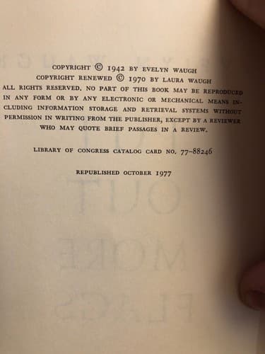 Put Out More Flags 1st Printing Of This 1977 Reissued Edition - Thumbnail 4
