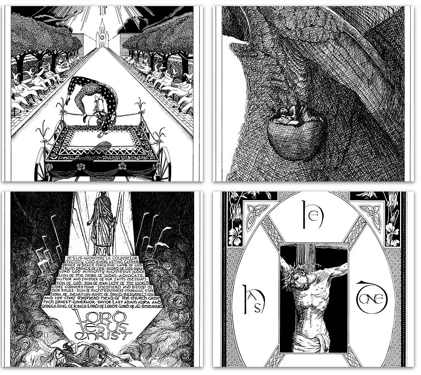 Drawings on the Psalms by matteson Publisher: Essence Publishing (1997) RARE - Thumbnail 5
