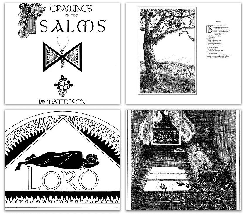 Drawings on the Psalms by matteson Publisher: Essence Publishing (1997) RARE - Thumbnail 6