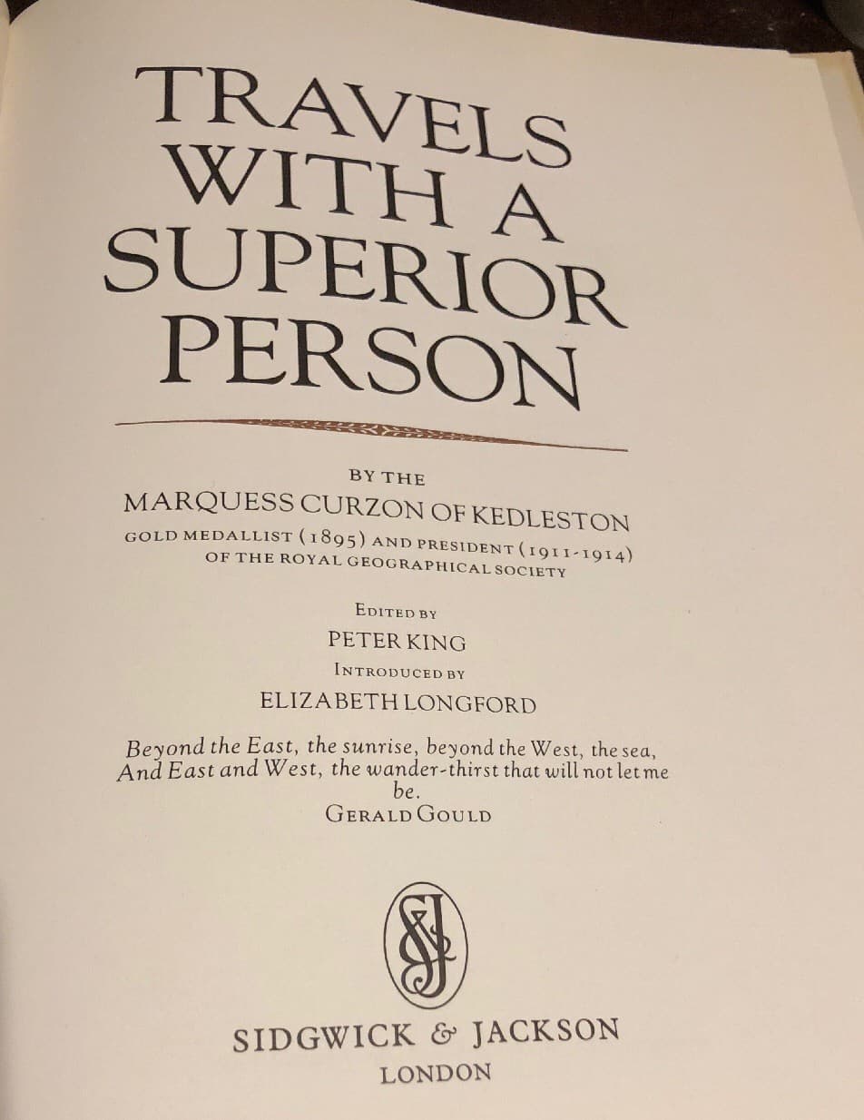 Travels with a Superior Person 1st Edition British Hardcover 1985 - Thumbnail 6