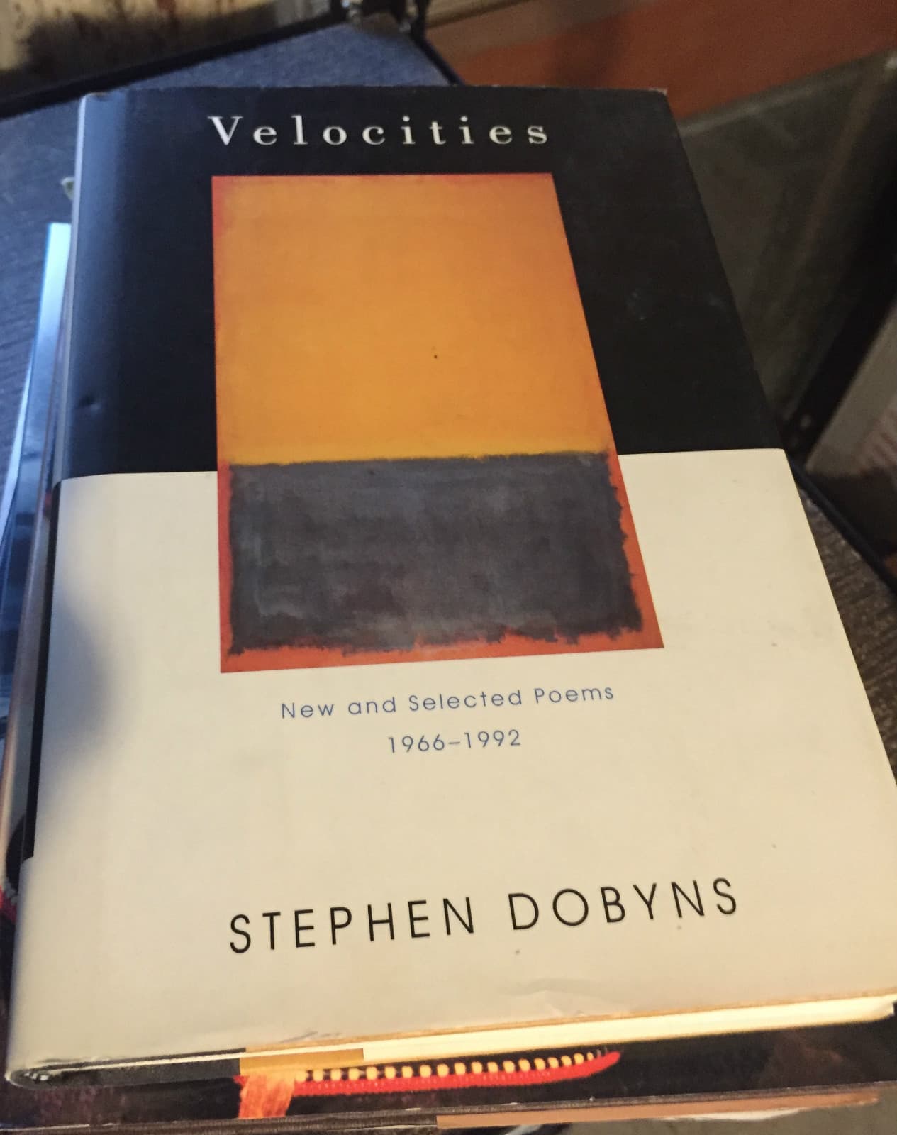 Poets, Penguin: Velocities : New and Selected Poems: 1966-1992 1st edition HC - Image 1